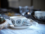 Миска IKEA FRIKOSTIG (ФРИКОСТИГ), Белый с рисунком, 11 см