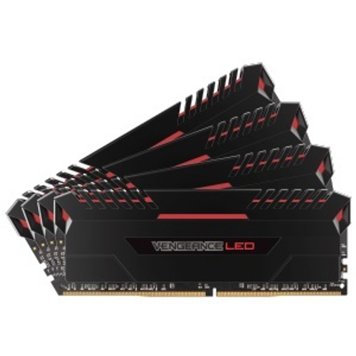 Модуль памяти DIMM DDR4 32Gb, 3000Mhz, 4x8GB, Corsair Vengeance LED (CMU32GX4M4C3000C15R)