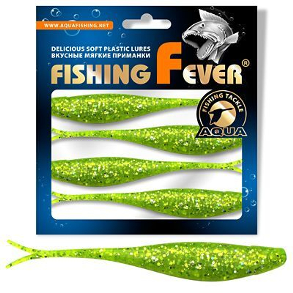 Мягкая силиконовая приманка риппер для дроп-шота AQUA FishingFever BOSS