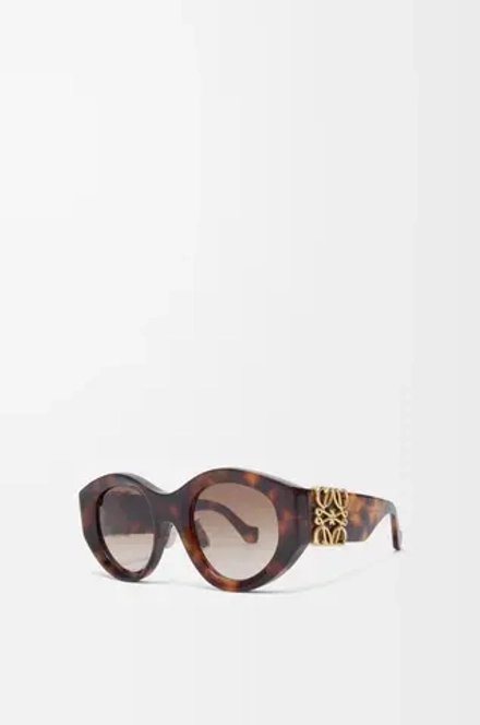 Loewe Солнцезащитные очки Maxi Anagram Butterfly, черепаховый