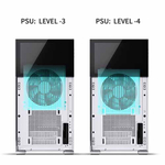 Корпус JONSBO D41 STD SC, 8" Color LCD, mini-ITX, micro-ATX, ATX, белый (без БП)