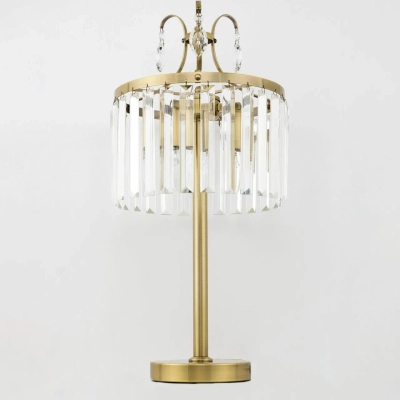 Citilux Инга CL335833 Настольная лампа хрустальная Бронза