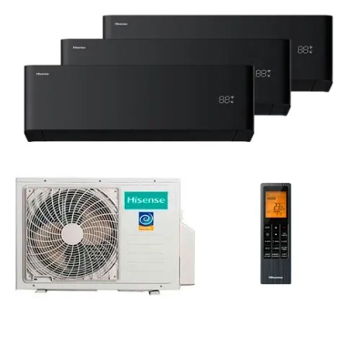 Мульти сплит-система Hisense на 3 комнаты (20+20+35 кв.м.) VIBE PRO CARBON