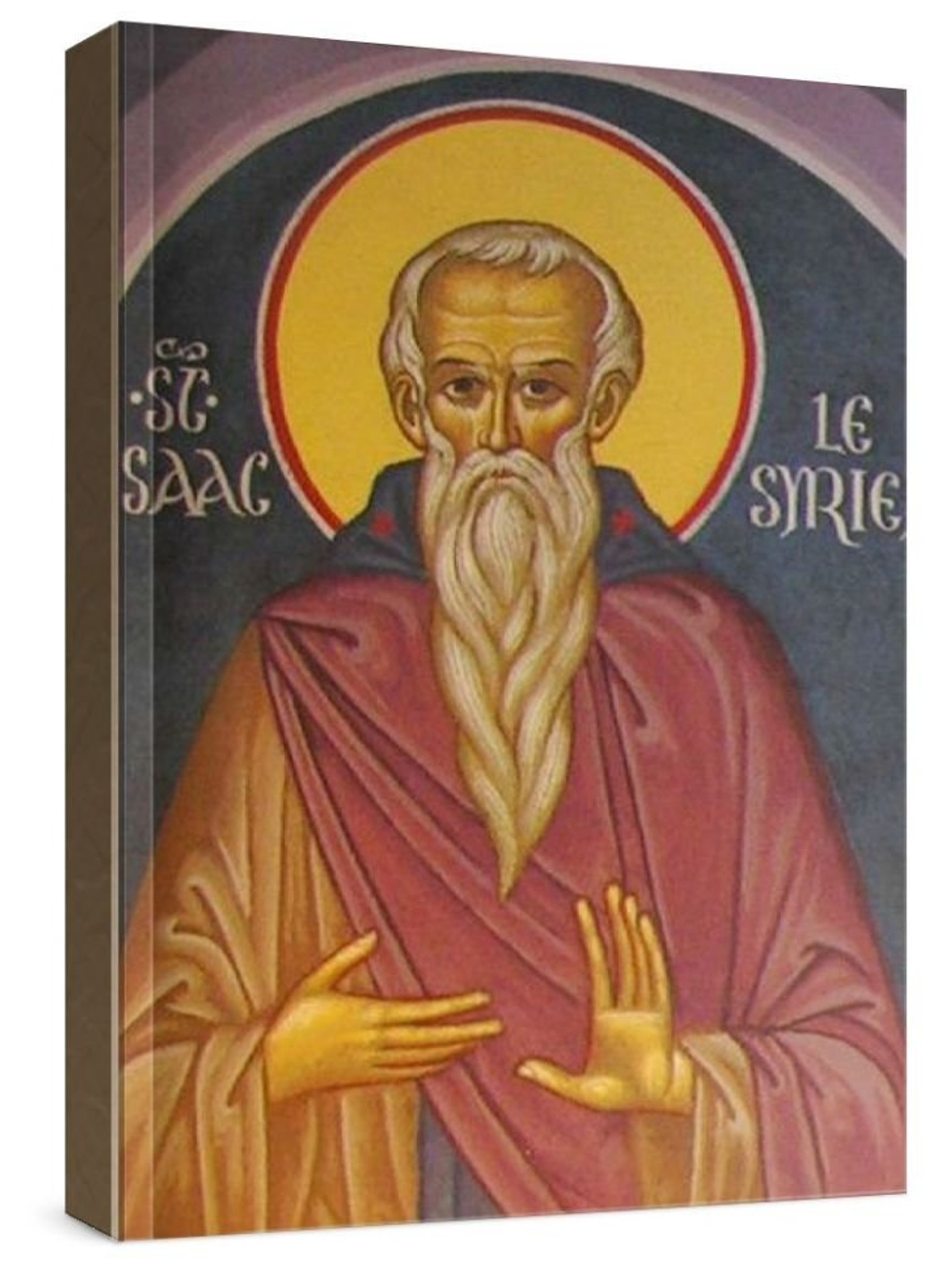 Исаак Сирин (рукописная икона)