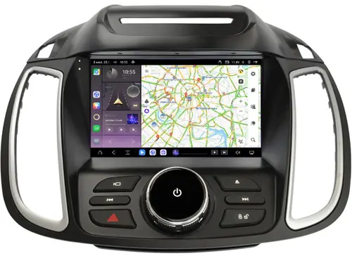 Магнитола для Ford Kuga 2 2012-2019 (без SYNC 3) - Kuberg SF-9203-1 QLed, Android 13, Быстрейшая, CarPlay, SIM-слот