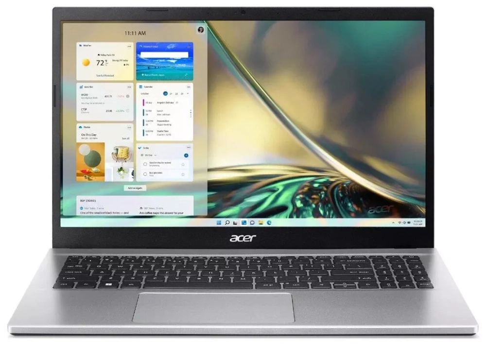 Ноутбук Acer Aspire 3 A315-59-55KQ Slim , 15.6, IPS, Intel Core i5 1235U 1.3ГГц, 8ГБ, 256ГБ SSD, Intel Iris Xe graphics , Eshell, серебристый NX.K6SER.003