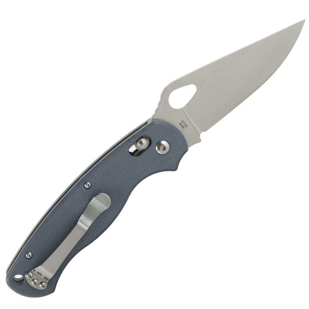 Нож Ganzo G729 серый, G729-GY (Spyderco)