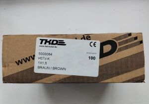 Монтажный провод 5000084 TKD Kabel H07V-K, 1х1,5. Коричневый.