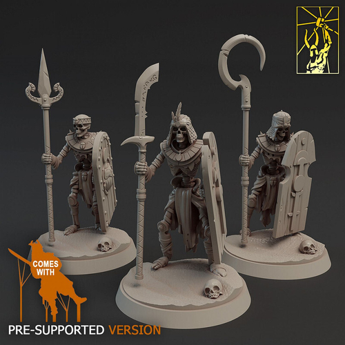 Grand Alliance Death Tomb Kings Tomb Guard 1 шт. миниатюра для dnd, днд, pathfinder, фентези, Настольная игра, НРИ, Варгейм, РПГ