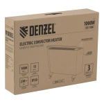 Конвектор электрический 1000 Вт Denzel XCE-1000 (98130)