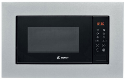 Встраиваемая микроволновая печь СВЧ Indesit MWI 120 GX, нержавеющая сталь