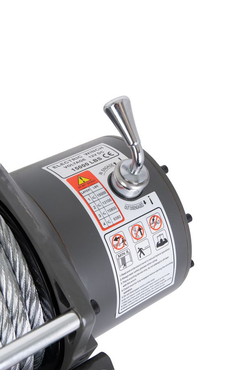 Лебедка автомобильная TOR ЛА SEC16800 г/п 7620 кг 28 м 12V