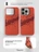 Чехол накладка iPhone 15 Pro Max 6.7" Gurdini Carbon Design (Magsafe &amp; Lense holder) Galaxy Orange