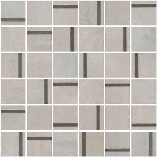 Керамогранит/декор KERAMA MARAZZI ГВАРДИ (2) мозаичный серый светлый матовый обрезной 30x30 арт. SG640120\MM 9мм.