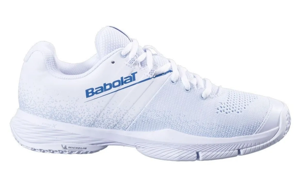 Женские кроссовки для padel Babolat Sensa - white/cool blue