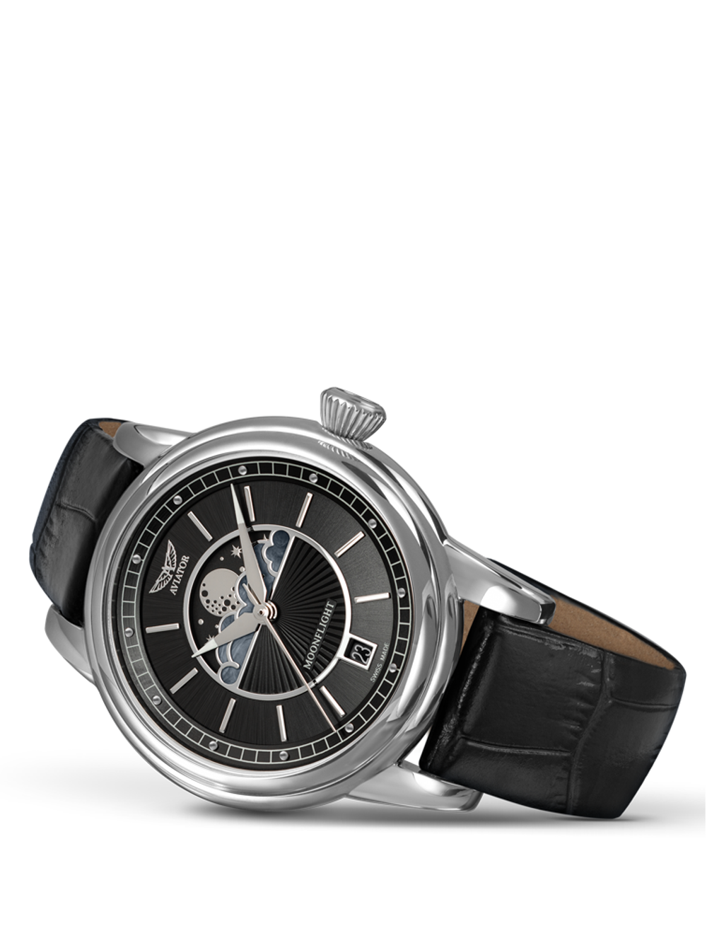 Чаcы кварцевые AVIATOR MOONFLIGHT V.1.33.0.252.4 женские