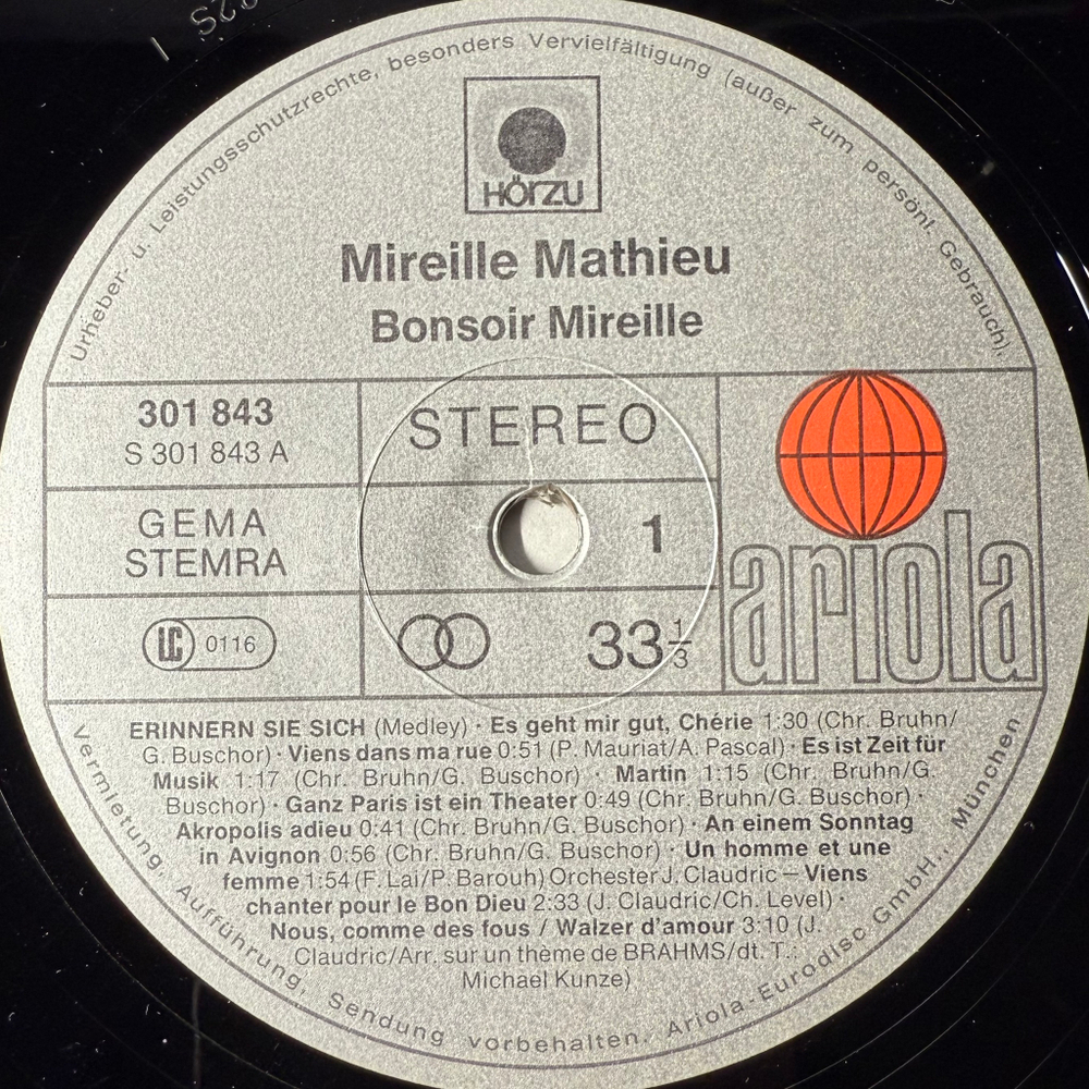 Mireille Mathieu ‎– Bonsoir Mireille 2LP (Германия 1982г.)
