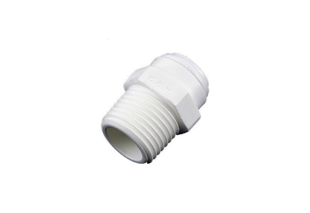 Фитинг прямой 3/8"-1/2"(трубка-резьба) AMC0607W