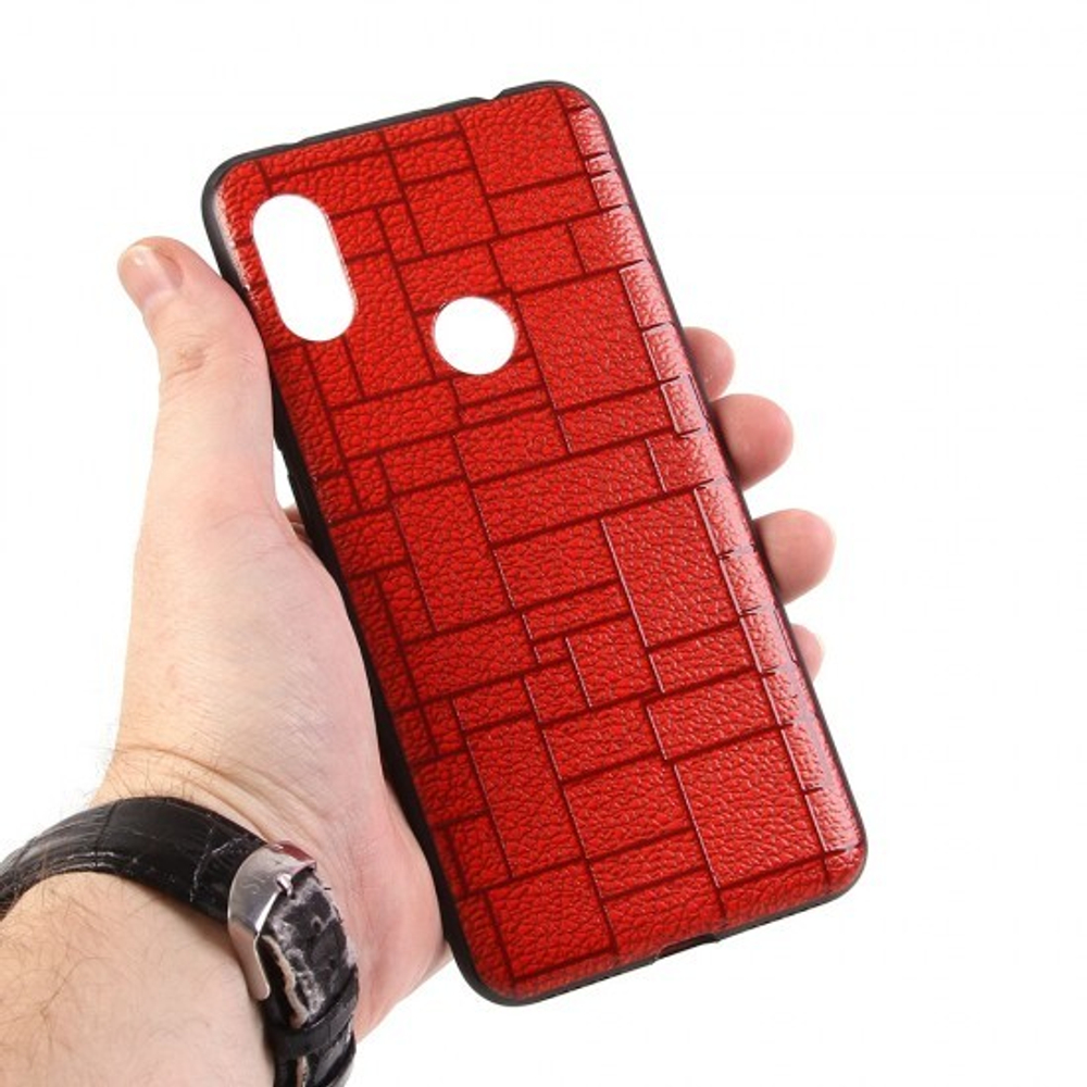 Чехол ТПУ Brick для Samsung Galaxy J8 (2018), 012302 Коричневый
