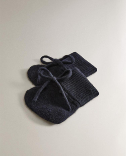 ZARA HOME ДЕТСКИЕ ПИНЕТКИ ИЗ КАШЕМИРА, СИНИЙ