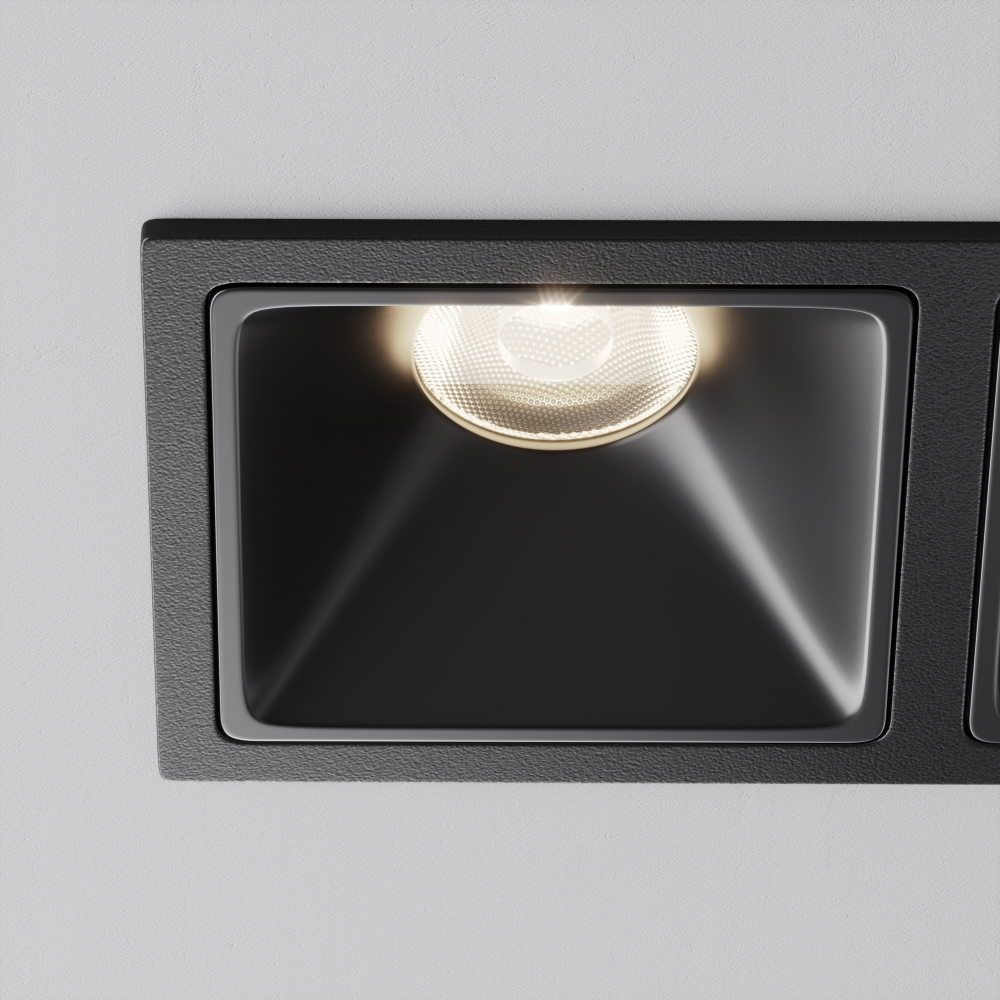 Встраиваемый светодиодный светильник Maytoni Alfa LED DL043-02-10W4K-SQ-B-1