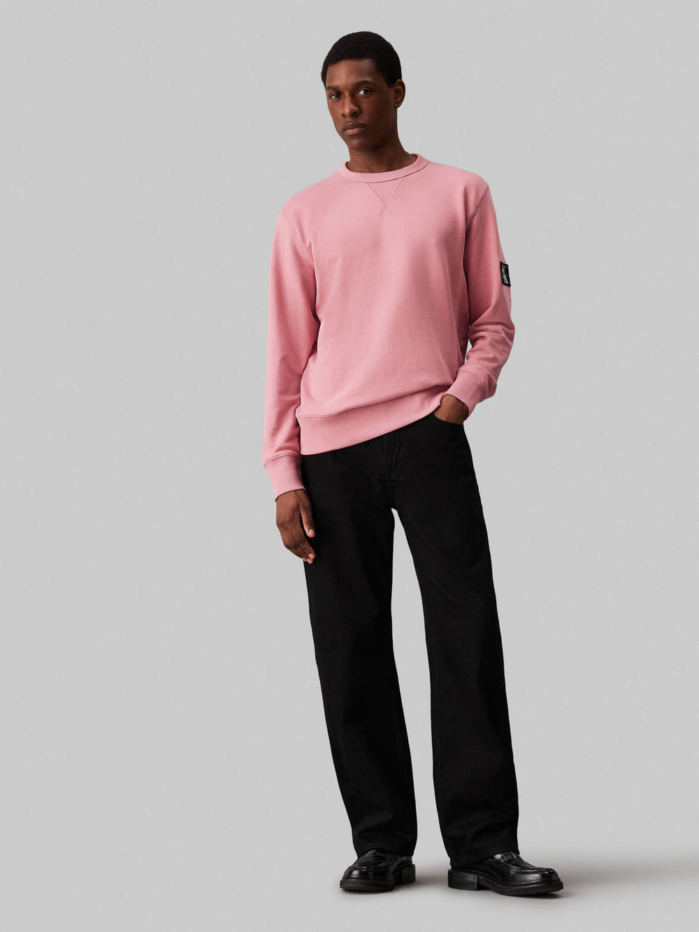 Худи BADGE CALVIN KLEIN JEANS - розовый(J30J323426)