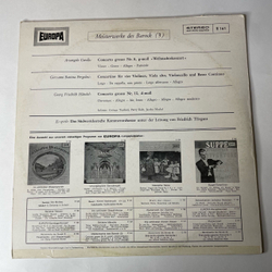 Винтажная виниловая пластинка LP Handel, Pergolesi, Corelli, Sudwestdeutsches Kammerorchester Leitung Friedrich Tilegant Concerto Grosso Nr. 10 D-Moll (Германия 1973)
