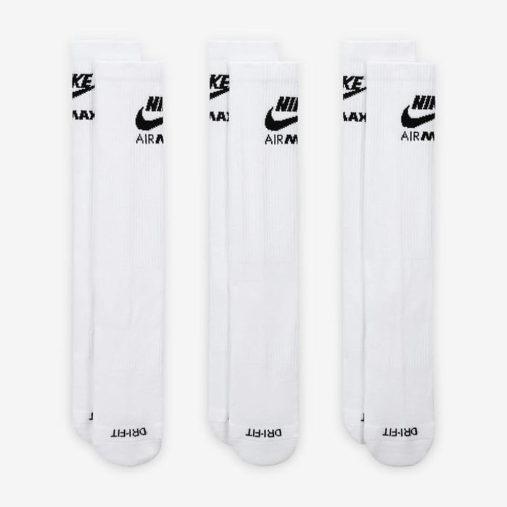 Носки ( 3 пары ) NIKE U NK ED PLS CSH CRW 3P-AIR MAX