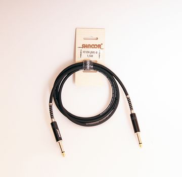 Кабель инструментальный, 6.35мм моно, 1,5м, SHNOOR IC124-JMe-B-1,5m