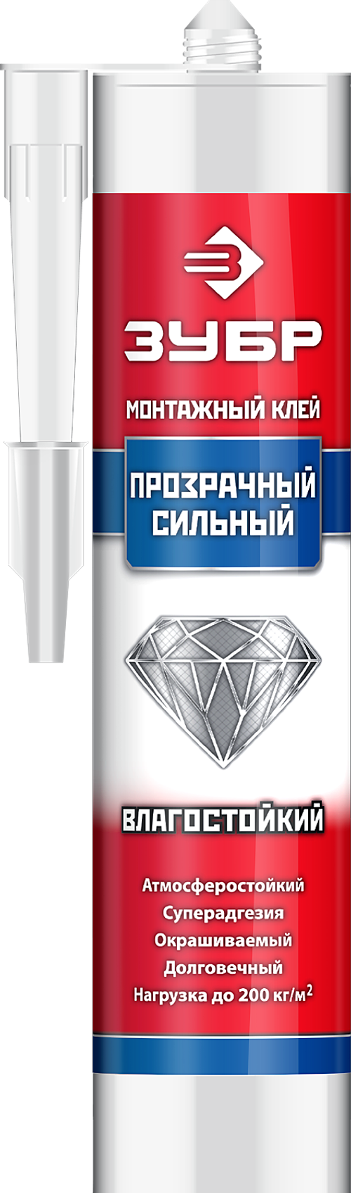 41332 Монтажный клей суперсильный, прозрачный
