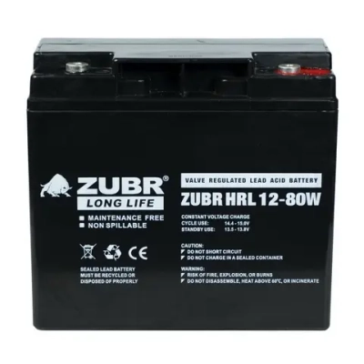 ZUBR HRL12-80W 12V18Ah