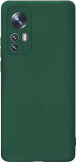 Мягкий Soft Touch чехол из силикона для XIAOMI 12 / 12X (не PRO,T,S,LITE!) с бархатной подкладкой