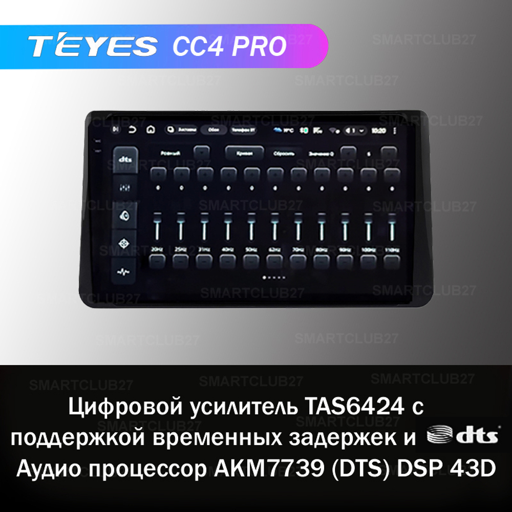 Teyes CC4 Pro 10,2" для Nissan Kicks 2020+ (прав)