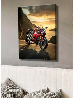 Картина Ducati Закатный Маршрут интерьерная 30х40см 1шт.
