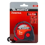 Рулетка Status 3 fixations,5 м х 19 мм,двухкомпонентный корпус,3 фиксации ленты Matrix — фото 4