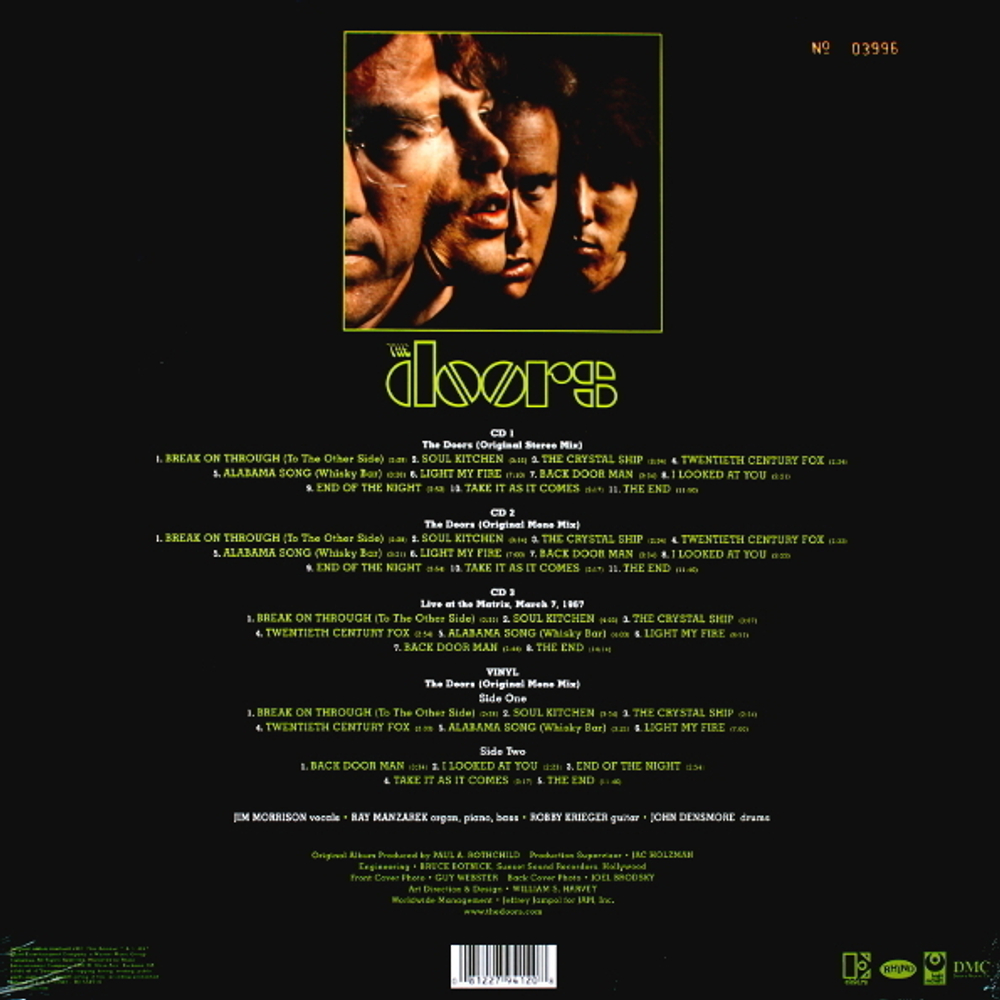The Doors / The Doors (50th Anniversary Deluxe Edition)(LP+3CD)