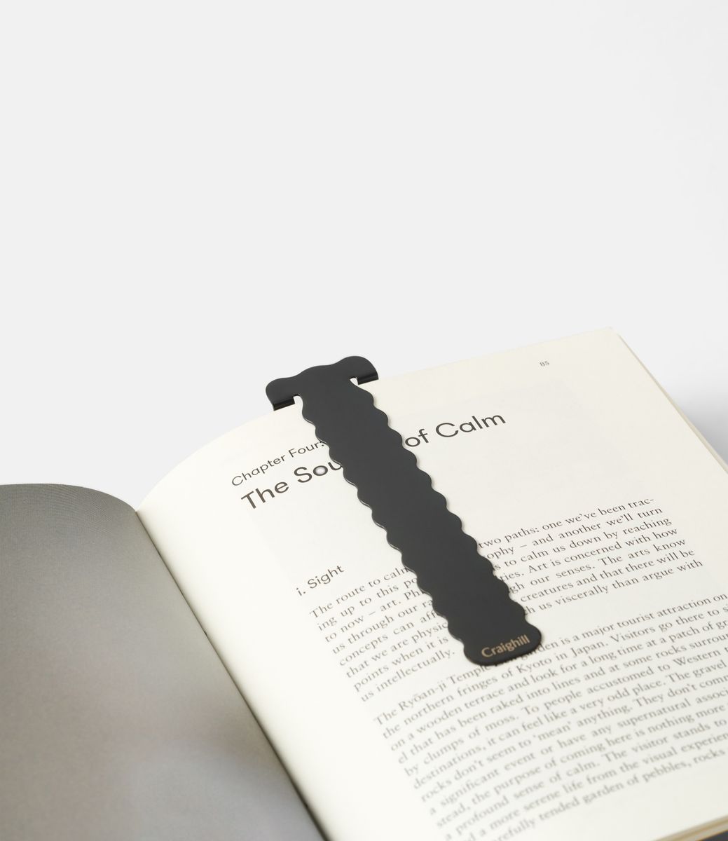 Craighill Perch Vapor Black — закладка для книги
