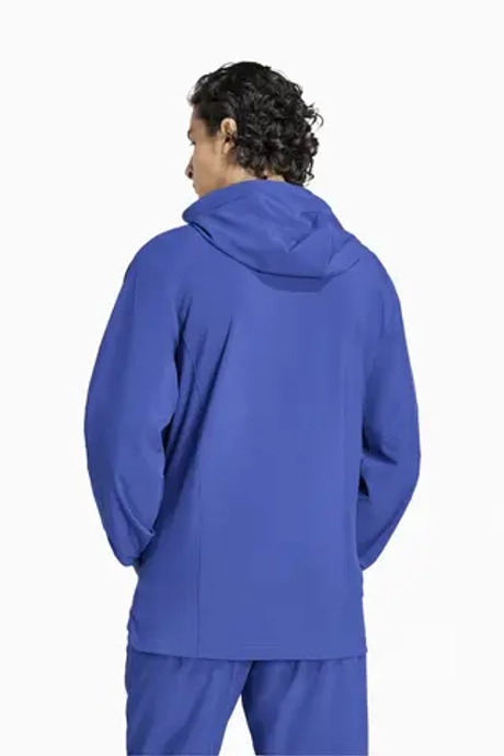 Ветровка adidas Италия 2026 Tiro Travel Full-Zip - синий