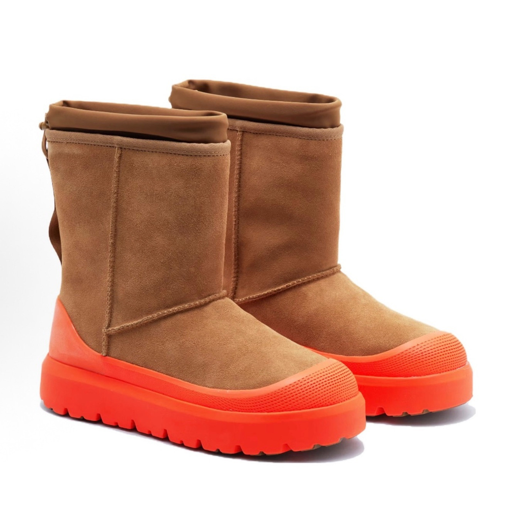 UGG Mens Classic Short Weather Hybrid Orange
