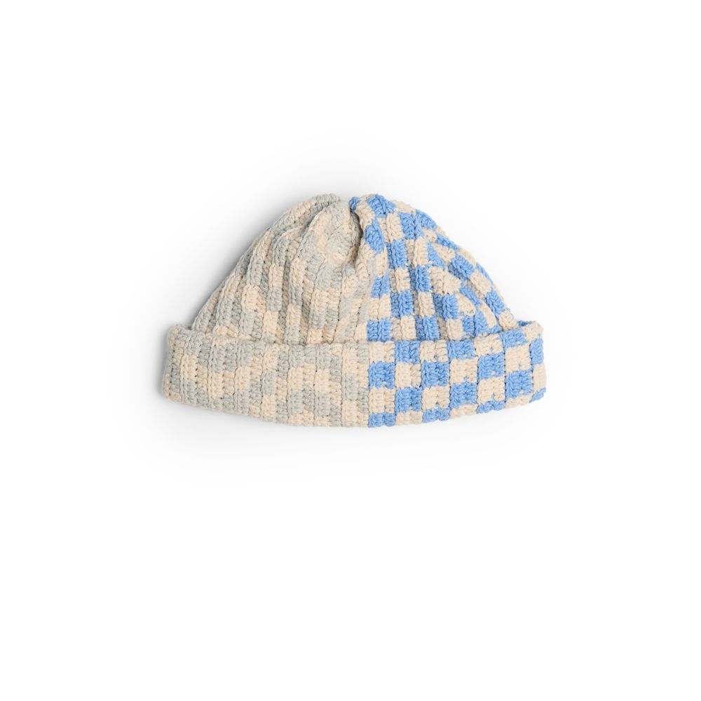 Шапка Jacob Cro Beanie Twins "Grey/Blue"
