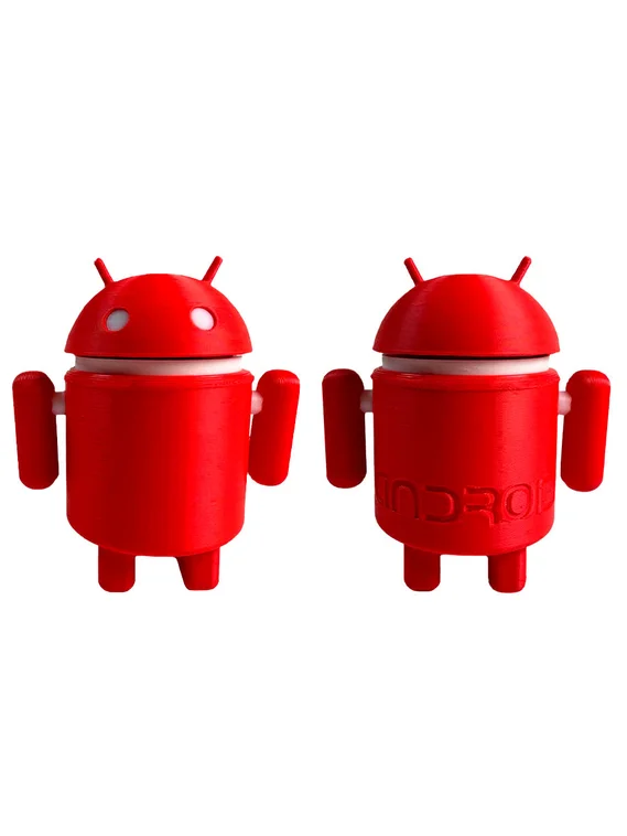 Фигурка Робот - Андроид 3D печать (красный)