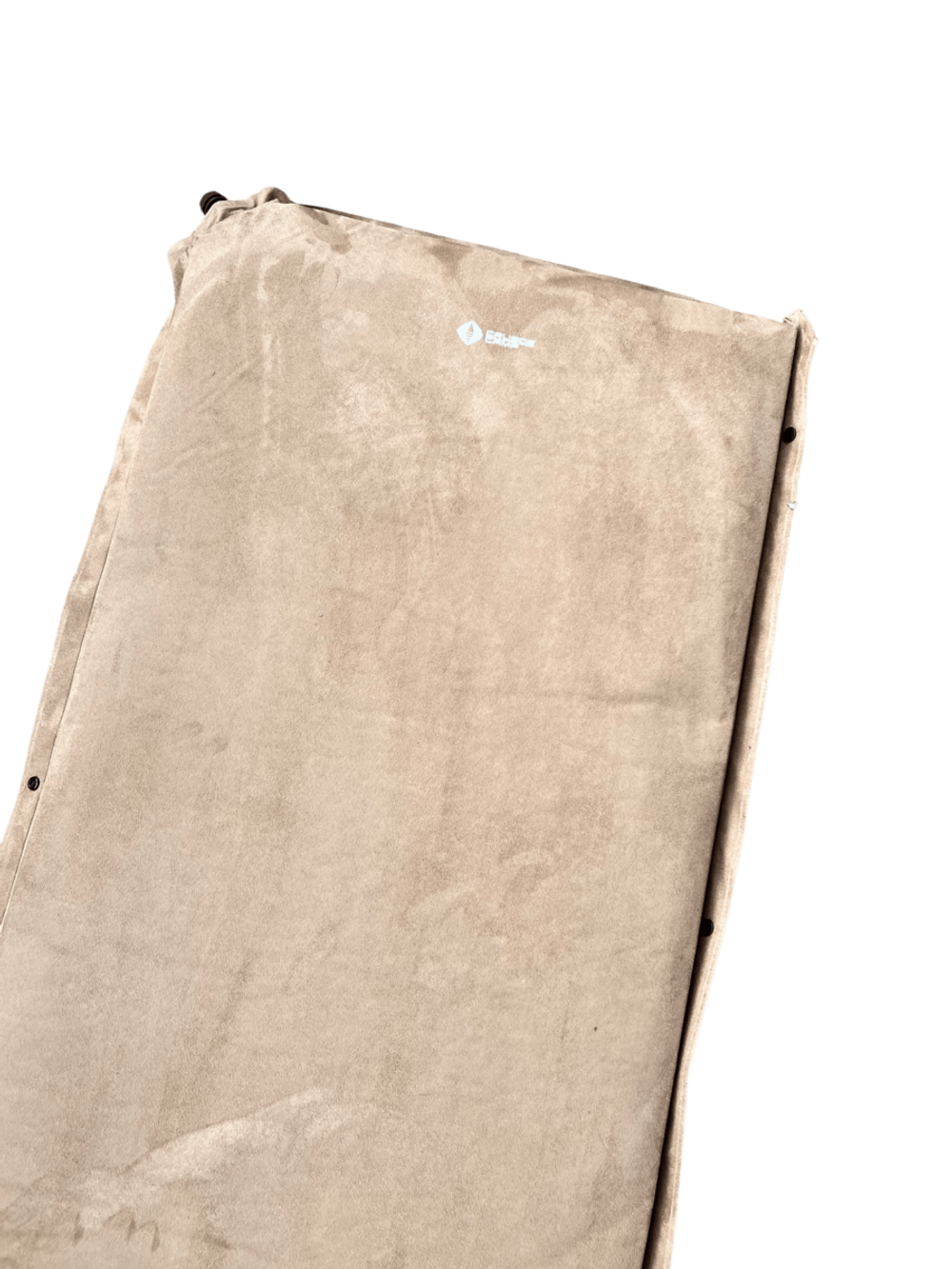 Самонадувающийся туристический коврик Crusoe Camp M7 (198x63x7 см), микрозамша, с кнопками — фото 3