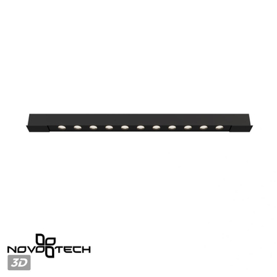 359511 SHINO NT24 162 черный Трековый светильник для низковольт. шинопровода арт.135179-135180 IP20 LED 12W 48V 3000K 580Лм FLUM