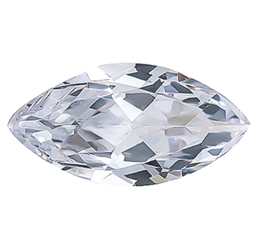 Фианит б/ц (маркиз 4.00 х 2.00 мм)