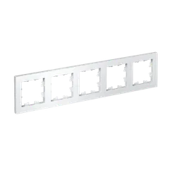 Рамка пластиковая на 5 постов универсальная Systeme Electric AtlasDesign Лотос ATN001305