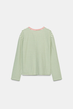ФУТБОЛКА В ПОЛОСКУ С ДЛИННЫМИ РУКАВАМИ — ZARA