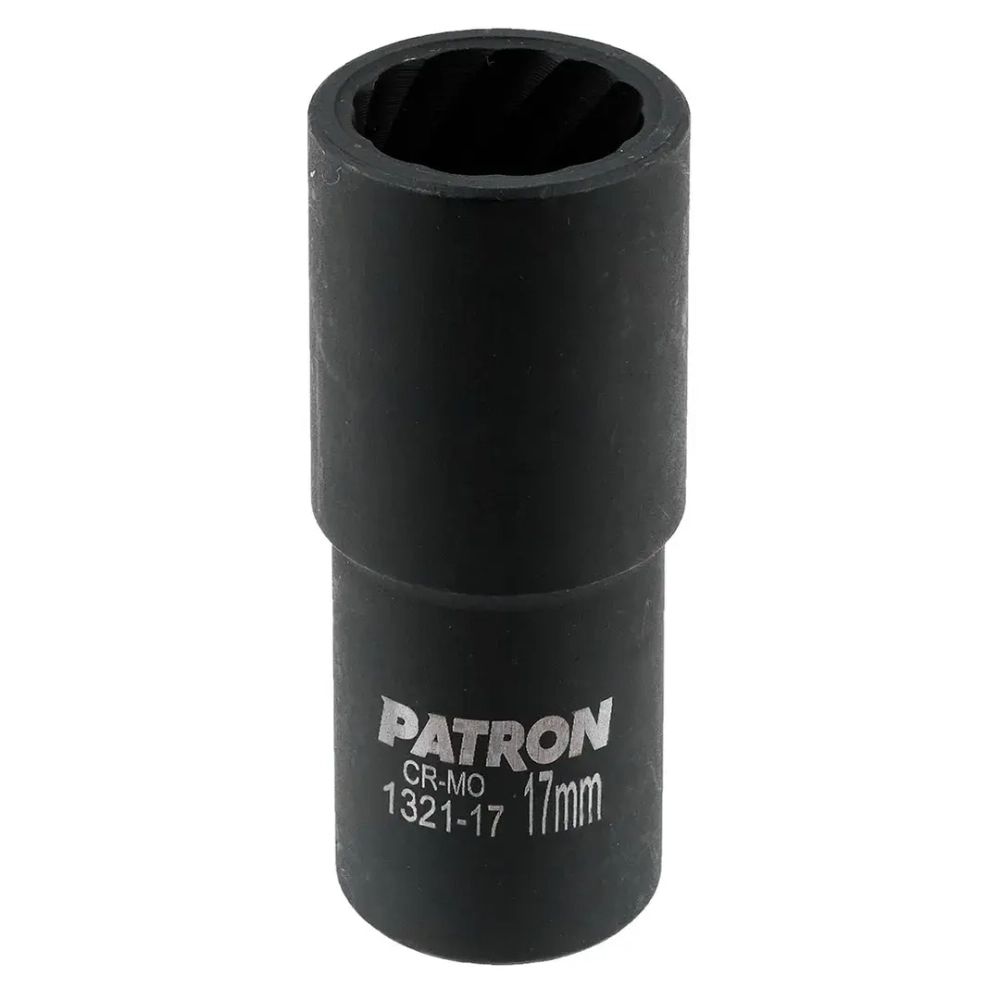 Головка ударная двухсторонняя 1/2'', 17мм (6/12гр.) PATRON P-1321-17