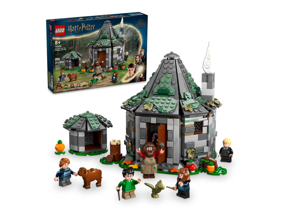 Конструктор Лего Гарри Поттер Хижина Хагрида: неожиданный визит | LEGO Harry Potter Hagrid’s Hut 76428 896 дет 8+
