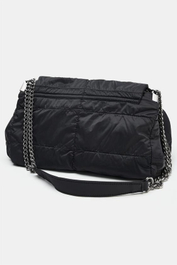 ZARA СУМКА С КЛАПАНОМ В СТИЛЕ РОК, ЧЕРНЫЙ