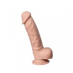 Реалистичный фаллоимитатор SilexD Real Skin Model 1 (22,9×5 см) бежевый